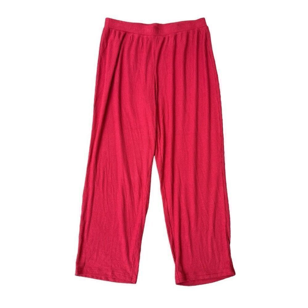 Open Edit women’s ribbed soft lounge pants size L
